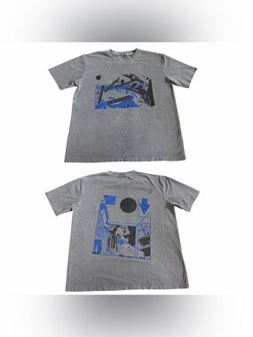 Cav Empt Men’s System of People T Shirt Sz L Oversized Washed Japan Streetwear